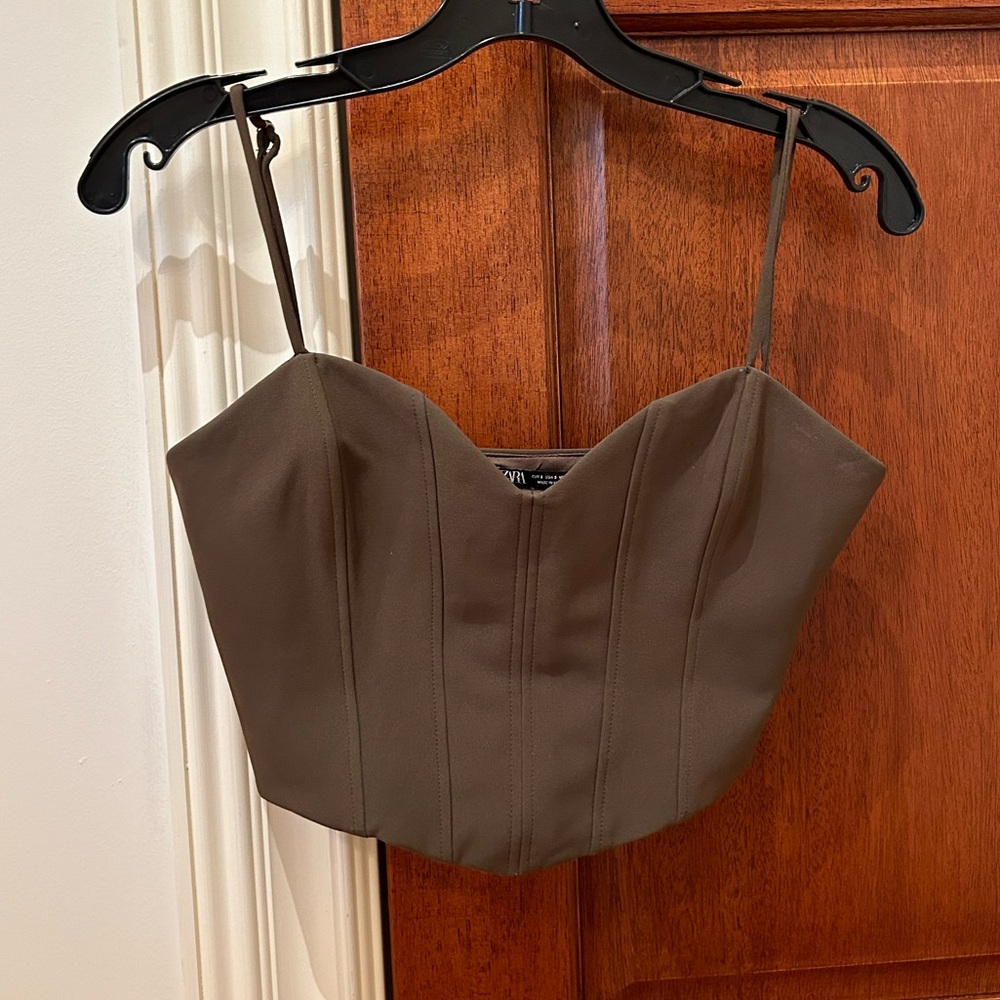 Zara corset top